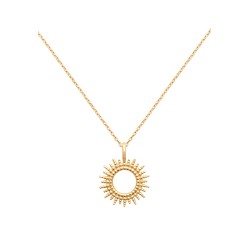  Collier Soleil Plaqué Or - TheWan