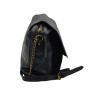 17095899 Black Croco PCSELVA Sac bandoulière cuir Black Croco Snake PIECES