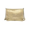 PIECES PCFELIZIA Large Sac bandoulière cuir Gold snow