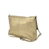 PIECES PCFELIZIA Large Sac bandoulière cuir Gold snow