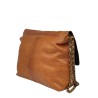 PIECES PCFELIZIA XL Sac bandoulière cuir Root Beer snake embo