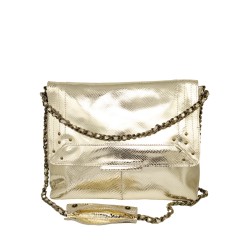 PIECES PCFELIZIA XL Sac bandoulière cuir Beige Champagne