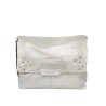 PIECES PCFELIZIA XL Sac bandoulière cuir Silver Snow