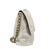 PIECES PCFELIZIA XL Sac bandoulière cuir Silver Snow