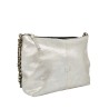 PIECES PCFELIZIA XL Sac bandoulière cuir Silver Snow